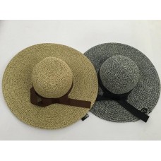 Natural Ribbon Mujer&apos;s Crushable Packable Wide Brim Straw Floppy Hat SPF50 Beach  eb-17940649